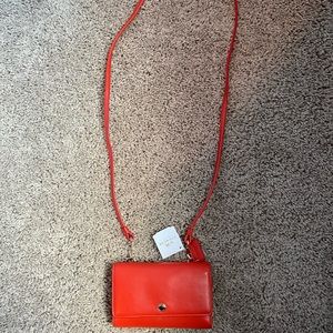 Coach Leather Trifold Wallet Crossbody NWT